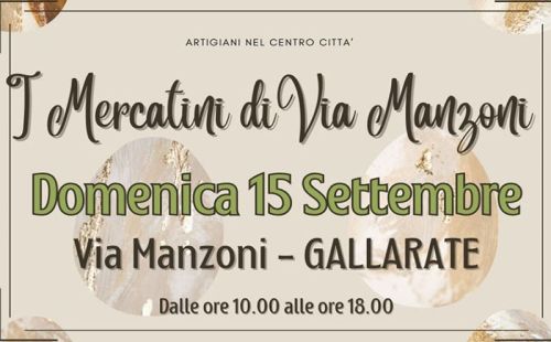 I mercatini di Via Manzoni