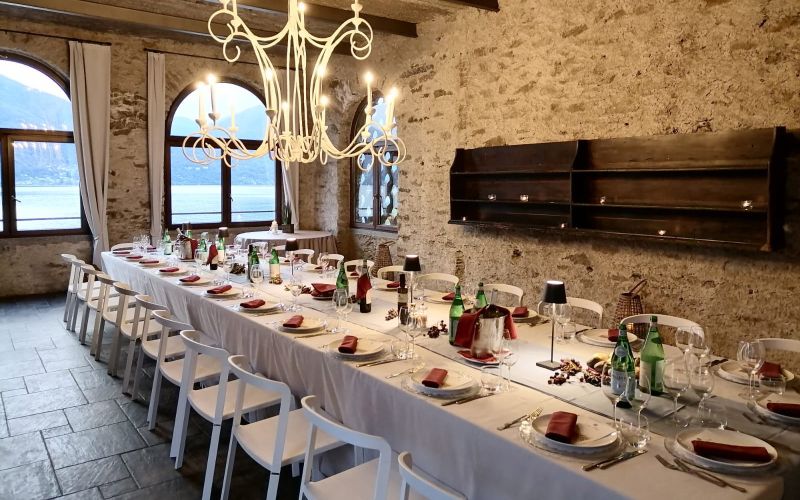 Cena aziendale di Natale a Villa Porta